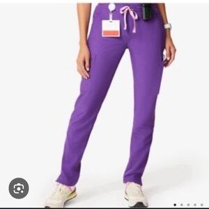 FIGS SPACE DYE VIOLET YOLA SLIM L/T